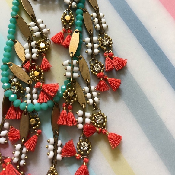 Anthropologie Jewelry - NWT Anthropologie Beaded Necklace with Charms